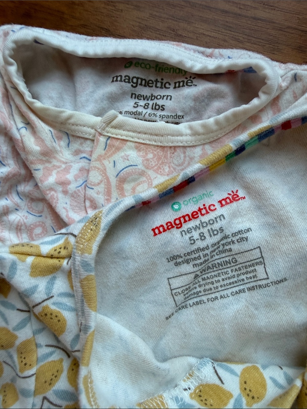 Magnetic Me Newborn Footed Baby One-Piece Bundle - Picture 2 of 2